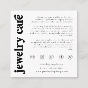 D'accompagnement Carte de bijouterie, Bon de commande, Petite entre