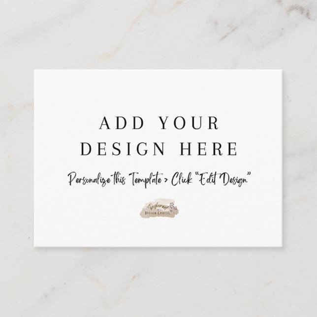 D'accompagnement Carte de boîtier 3,5 pouces x 2,5 pouces (Devant)