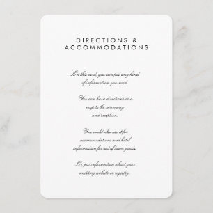 D'accompagnement Carte de boîtier arrondi simple, chic 4,5 po x 6,2