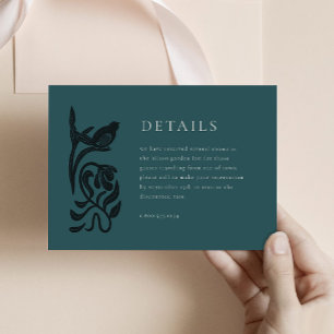 D'accompagnement Carte de boîtier Art déco vintage