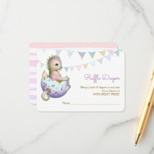D'accompagnement Carte de boîtier avec un dragon mignon.