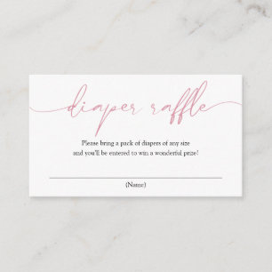 D'accompagnement Carte de boîtier de calligraphie rose