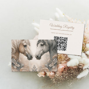 D'accompagnement Carte de boîtier de code QR mariage