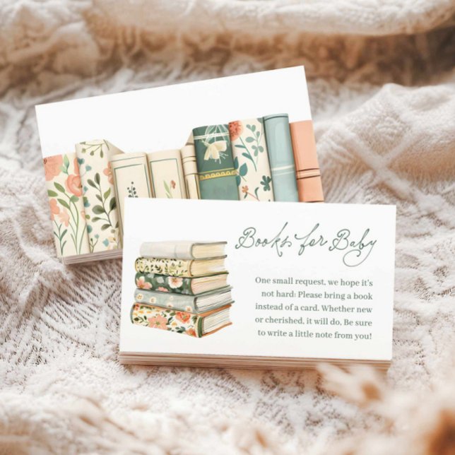 D'accompagnement Carte de boîtier de demande de carnet d'histoires (Storybook Themed Books for Baby Cards)