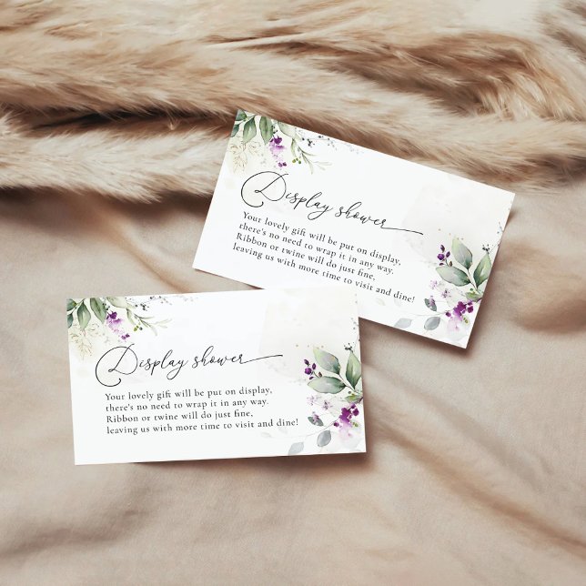 D'accompagnement Carte de boîtier de douche à affichage vert violet (Créateur téléchargé)