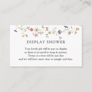 D'accompagnement Carte de boîtier de douche d'affichage fleur sauva