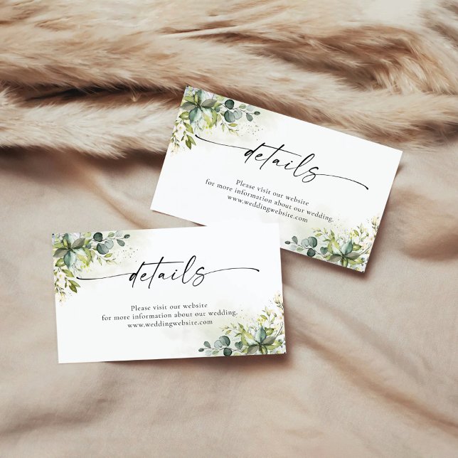 D'accompagnement Carte de boîtier Détails de verdure (Créateur téléchargé)