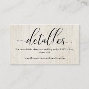 D'accompagnement Carte de boîtier du site Web Mariage de calligraph