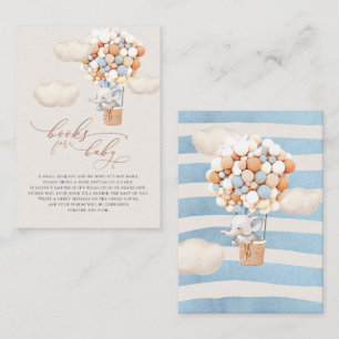D'accompagnement Carte de boîtier Elephant Balloon Baby Books