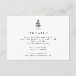 D'accompagnement Carte de boîtier Mariage pour pin d'aquarelle simp