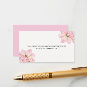 D'accompagnement Carte de boîtier Mariage pour tulipes à aquarelle