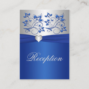 D'accompagnement Carte de boîtier Royal Blue et Silver