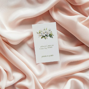 D'accompagnement Carte de boîtier RSVP pour fleur de fleurs Apple