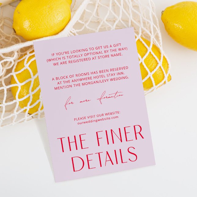 D'accompagnement Carte de boîtier simple violet et magenta minimale (Créateur téléchargé)