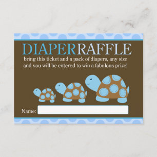 D'accompagnement Carte de carafe de Baby shower de tortues bleues
