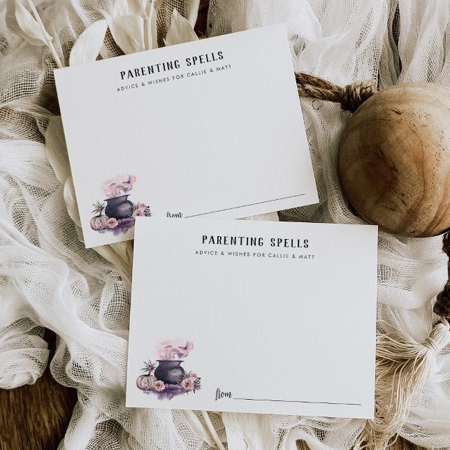 D'accompagnement Carte de conseil Baby shower d'Halloween (Créateur téléchargé)