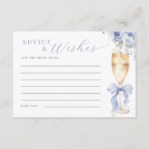 D'accompagnement Carte de conseils et de vœux pour une baby shower 