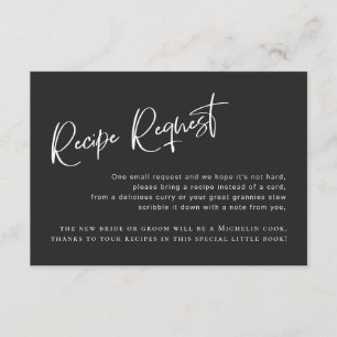 D'accompagnement Carte de demande de Fête des mariées gothique noir