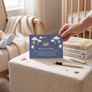 D'accompagnement Carte de demande de livre pour bébé Pilote Ours en