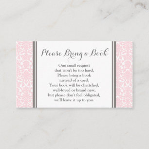 D'accompagnement Carte de demande de réservation de Baby shower Blu