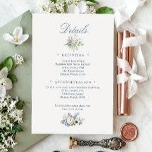 Carte de détails de la Villa Romance Bleu Poussiér
