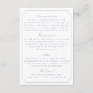 D'accompagnement Carte de détails de mariage Classique Bol de Fruit