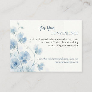 D'accompagnement Carte de détails de mariage Something Blue