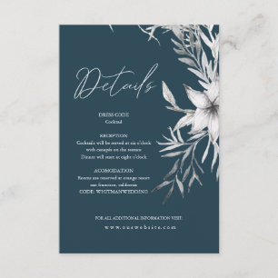 D'accompagnement Carte de détails floraux rêveurs   Enclosure