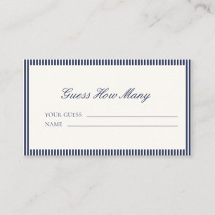 D'accompagnement Carte de devinette pour Baby Shower avec des rayur