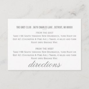 D'accompagnement Carte de direction Chevron