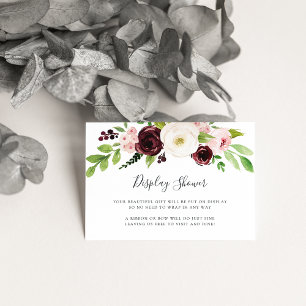 D'accompagnement Carte de douche d'affichage Blush Romance
