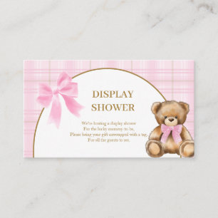 D'accompagnement Carte de douche d'affichage de Teddy Bear Prépa Ro