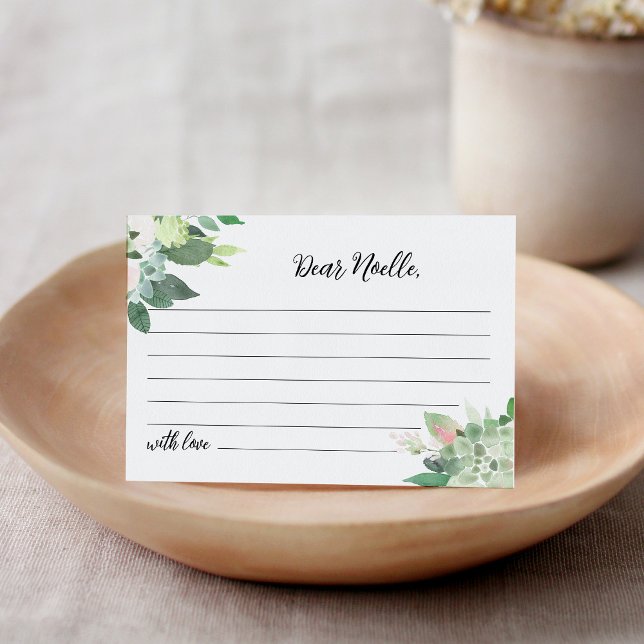 D'accompagnement Carte de fête prénatale DEVON Greenery Time Capsul (Créateur téléchargé)