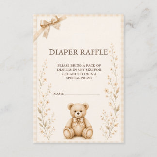 D'accompagnement Carte de jeu de tirage au sort de couches pour béb