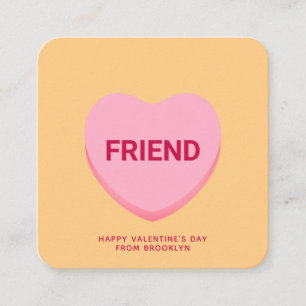 D'accompagnement Carte de la Saint-Valentin cœur de conversation or