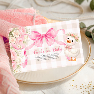 D'accompagnement Carte de livres pour bébé Oie Rose de l'Oie Idiote