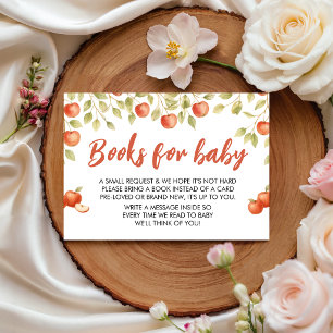 D'accompagnement Carte de livres pour bébé "Pomme de nos yeux"