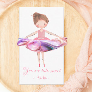D'accompagnement Carte de préférence Ballerina Scrunchie Party