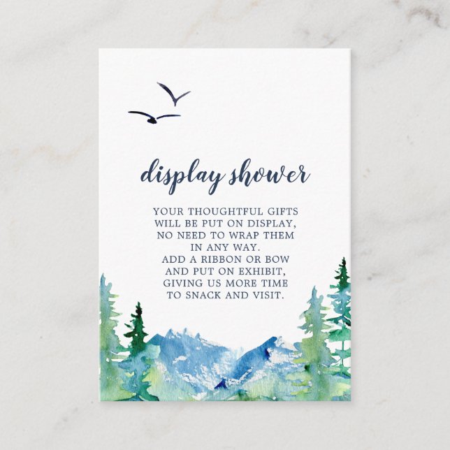 D'accompagnement Carte de Présentation de Douche Rocky Mountain (Devant)