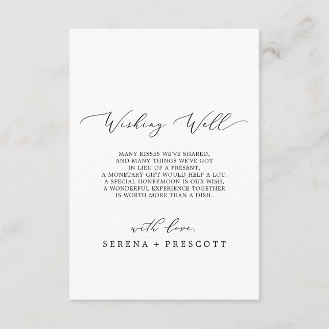 D'accompagnement Carte de qualité de la calligraphie noire (Devant)