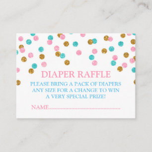 D'accompagnement Carte de rabat à couches à pointes dorées rose