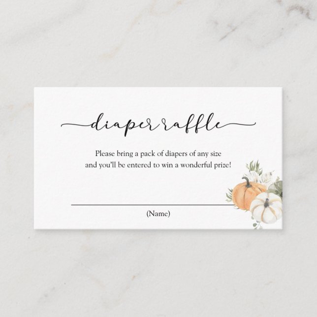 D'accompagnement Carte de rabat Citrouille d'automne (Devant)