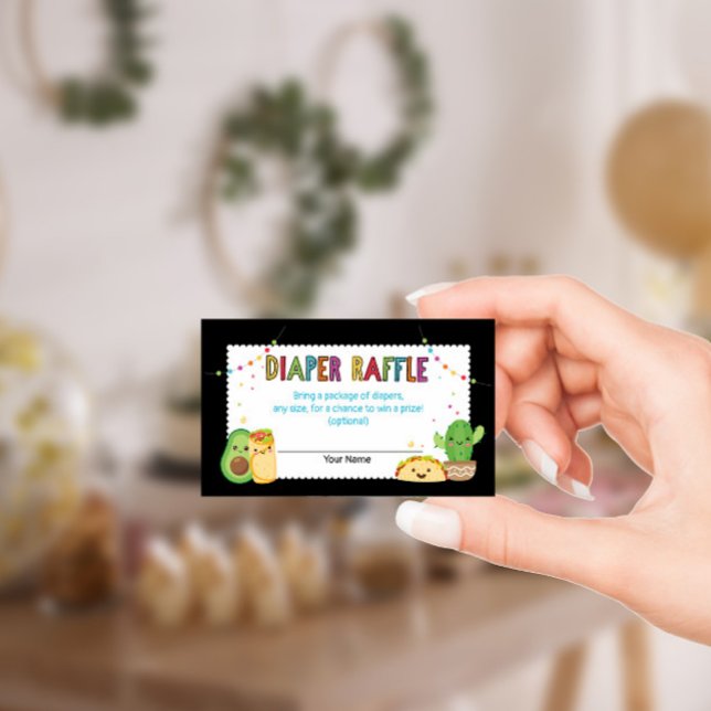 D'accompagnement Carte de rabat Fiesta Baby shower (Créateur téléchargé)