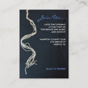 D'accompagnement Carte de réception Bat mitzvah Tallit Tallis Bar