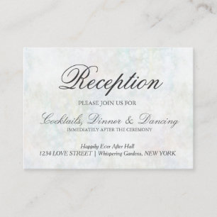 D'accompagnement Carte de réception Faux Pastel Rainbow Bokeh