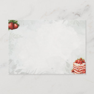 D'accompagnement Carte de recette de base blanche à la crème de fra