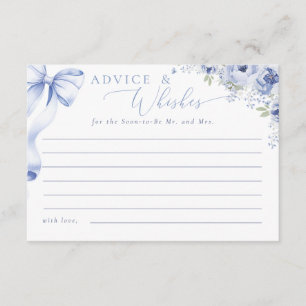 D'accompagnement Carte de recette florale 'Something Blue'