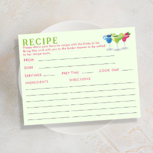 D'accompagnement Carte de recette recto-verso Margs & Matrimony