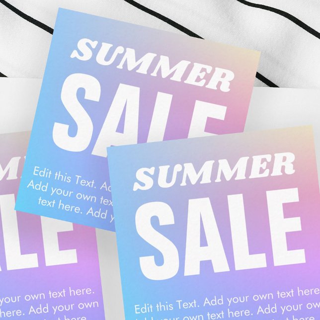 D'accompagnement Carte de réduction de vente Rainbow Gradient (Créateur téléchargé)