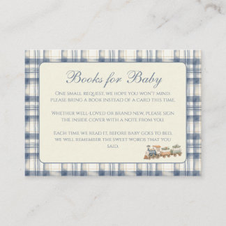 D'accompagnement Carte de réponse pour livres à carreaux pour bébé